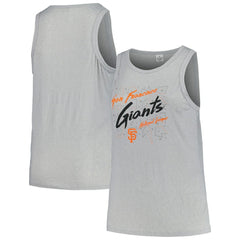 San Francisco Giants Soft as a Grape Women's Plus Size Curvy High Neck Tri-Blend Tank Top - MLB Tanks