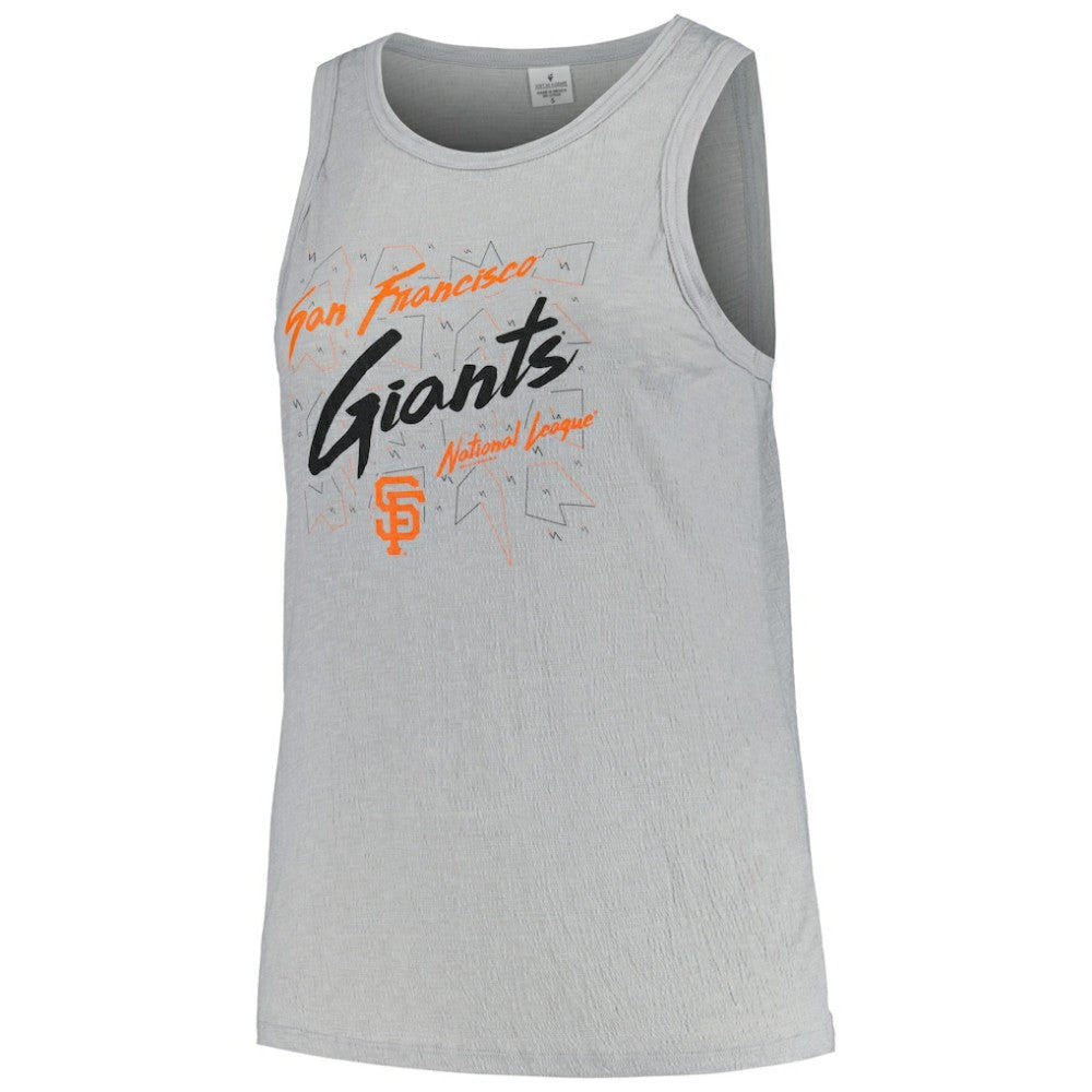 San Francisco Giants Soft as a Grape Women's Plus Size Curvy High Neck Tri-Blend Tank Top - MLB Tanks