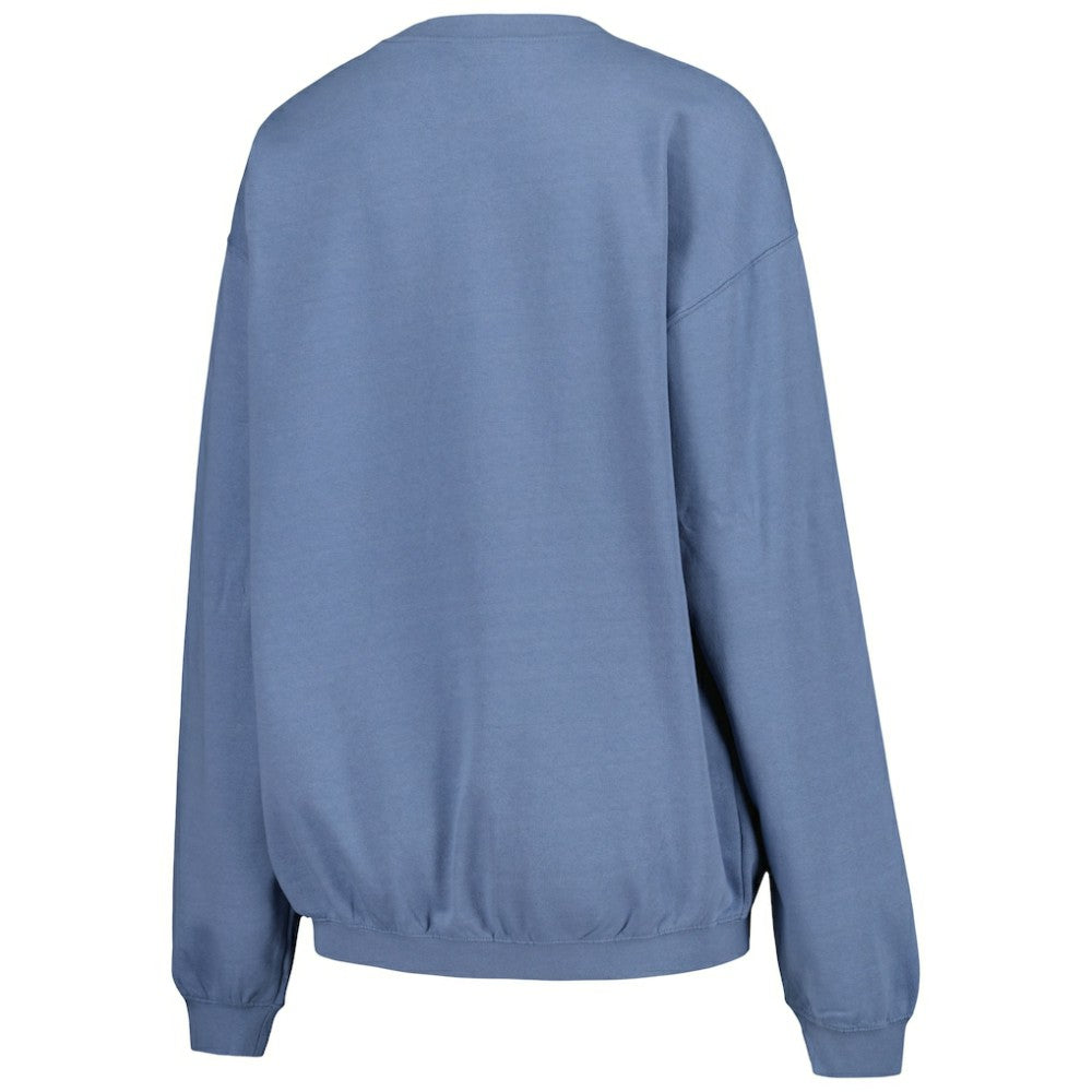 Houston Astros Soft as a Grape Women's Pigment Dye Pullover Sweatshirt - MLB Pullover