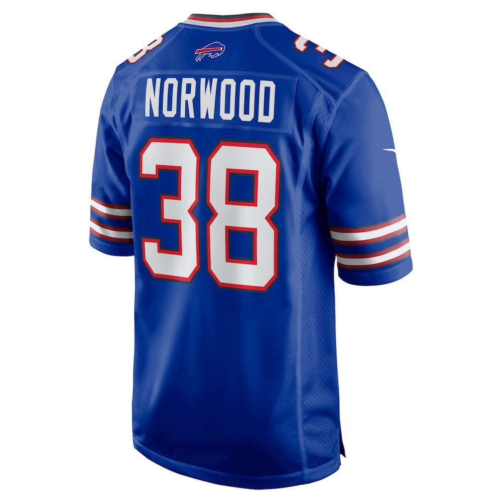 Buffalo Bills Tre Norwood  Team Game Jersey | NFL New