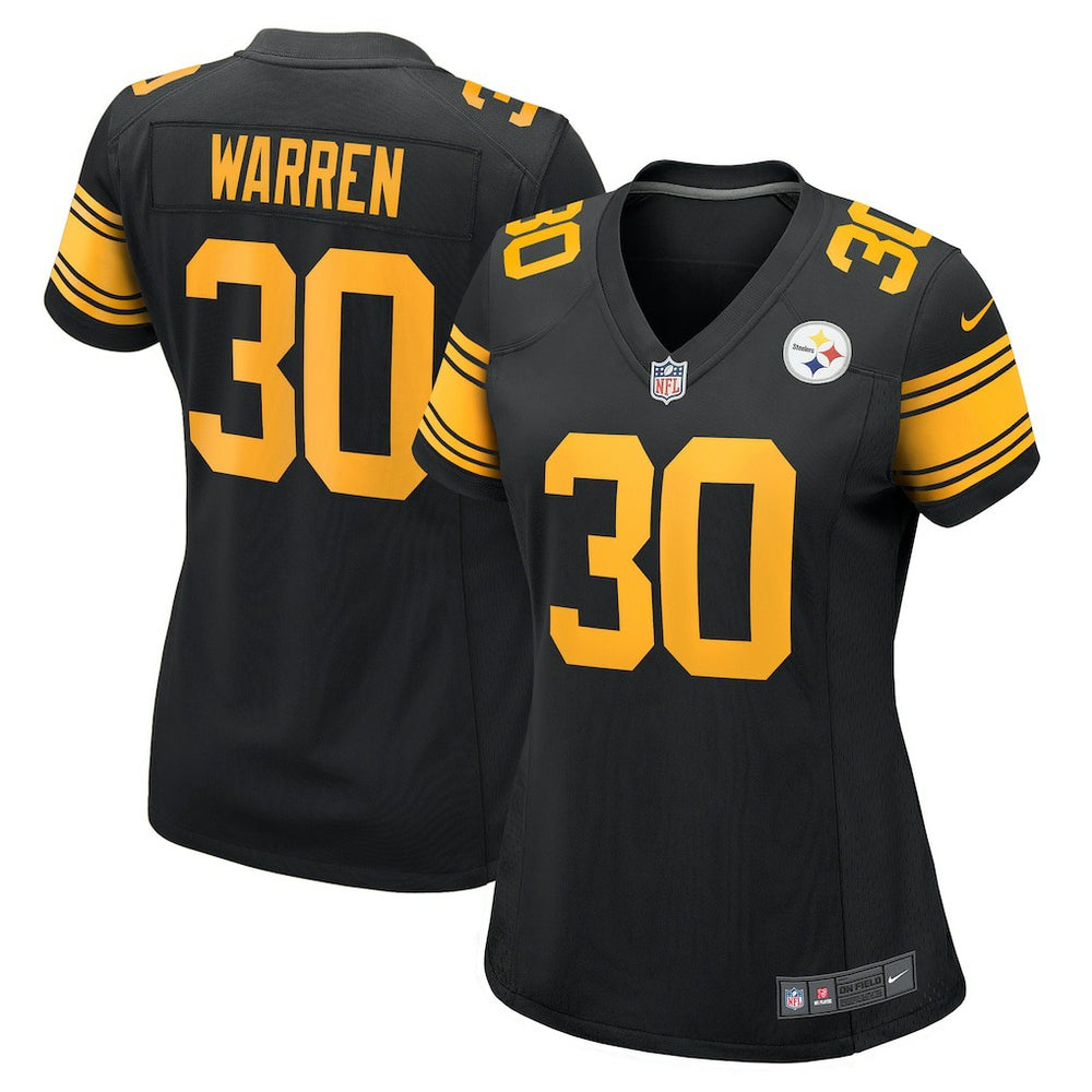 Pittsburgh Steelers Jaylen Warren  Women's Alternate Game Jersey | NFL Near me
