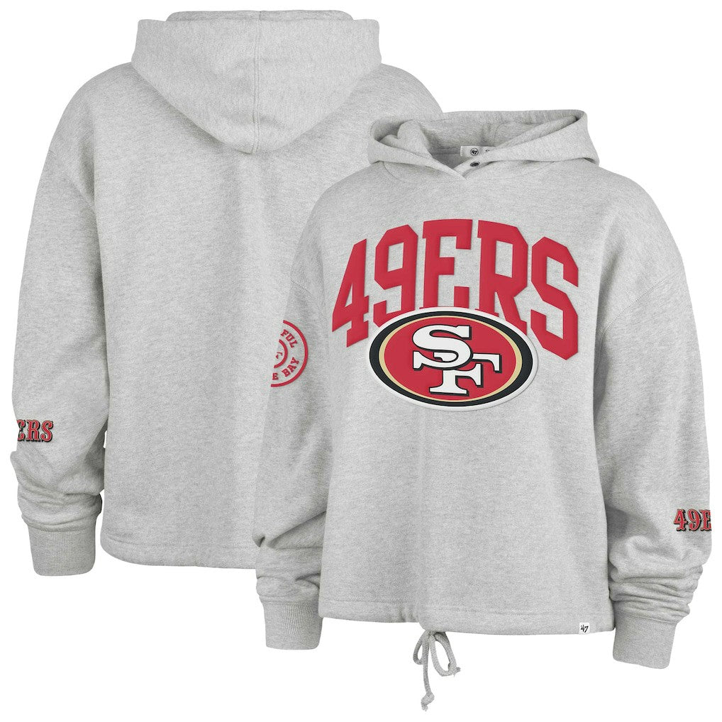 San Francisco 49ers '47 Women's High Hopes Long Sleeve Cropped Hoodie | NFL Sale