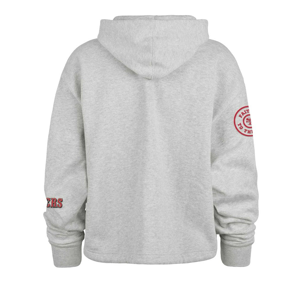 San Francisco 49ers '47 Women's High Hopes Long Sleeve Cropped Hoodie | NFL Sale