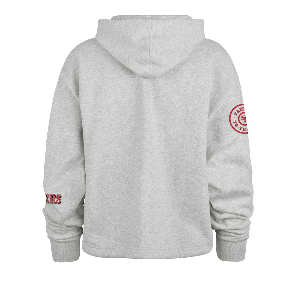 San Francisco 49ers '47 Women's High Hopes Long Sleeve Cropped Hoodie | NFL Sale