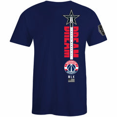 Washington Wizards FISLL x Black History Collection Unisex T-Shirt - Navy shop | NBA