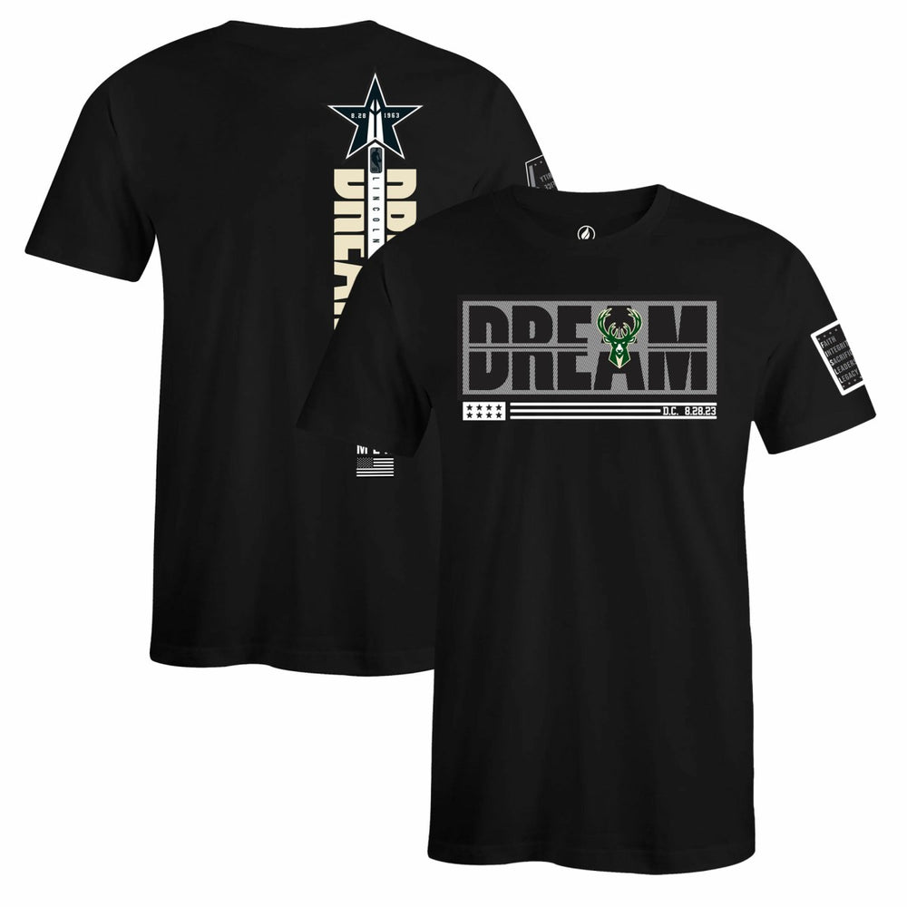 Milwaukee Bucks FISLL x Black History Collection Unisex T-Shirt - Green discount | NBA