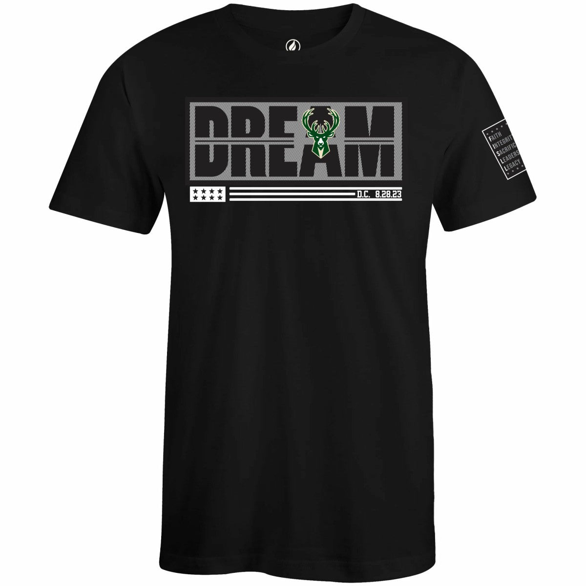 Milwaukee Bucks FISLL x Black History Collection Unisex T-Shirt - Green discount | NBA