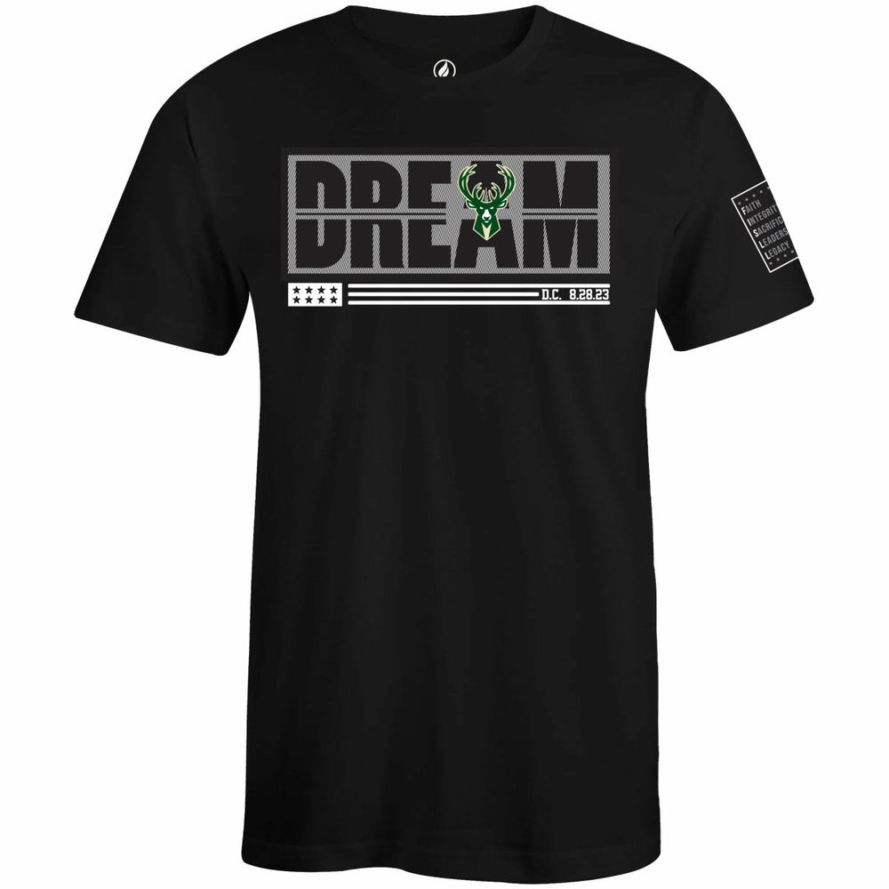 Milwaukee Bucks FISLL x Black History Collection Unisex T-Shirt - Green discount | NBA