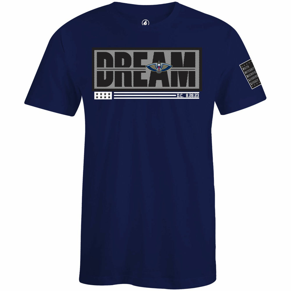 New Orleans Pelicans FISLL x Black History Collection Unisex T-Shirt - Navy shop | NBA