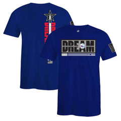 Philadelphia 76ers FISLL x Black History Collection Unisex T-Shirt - Blue for sale | NBA