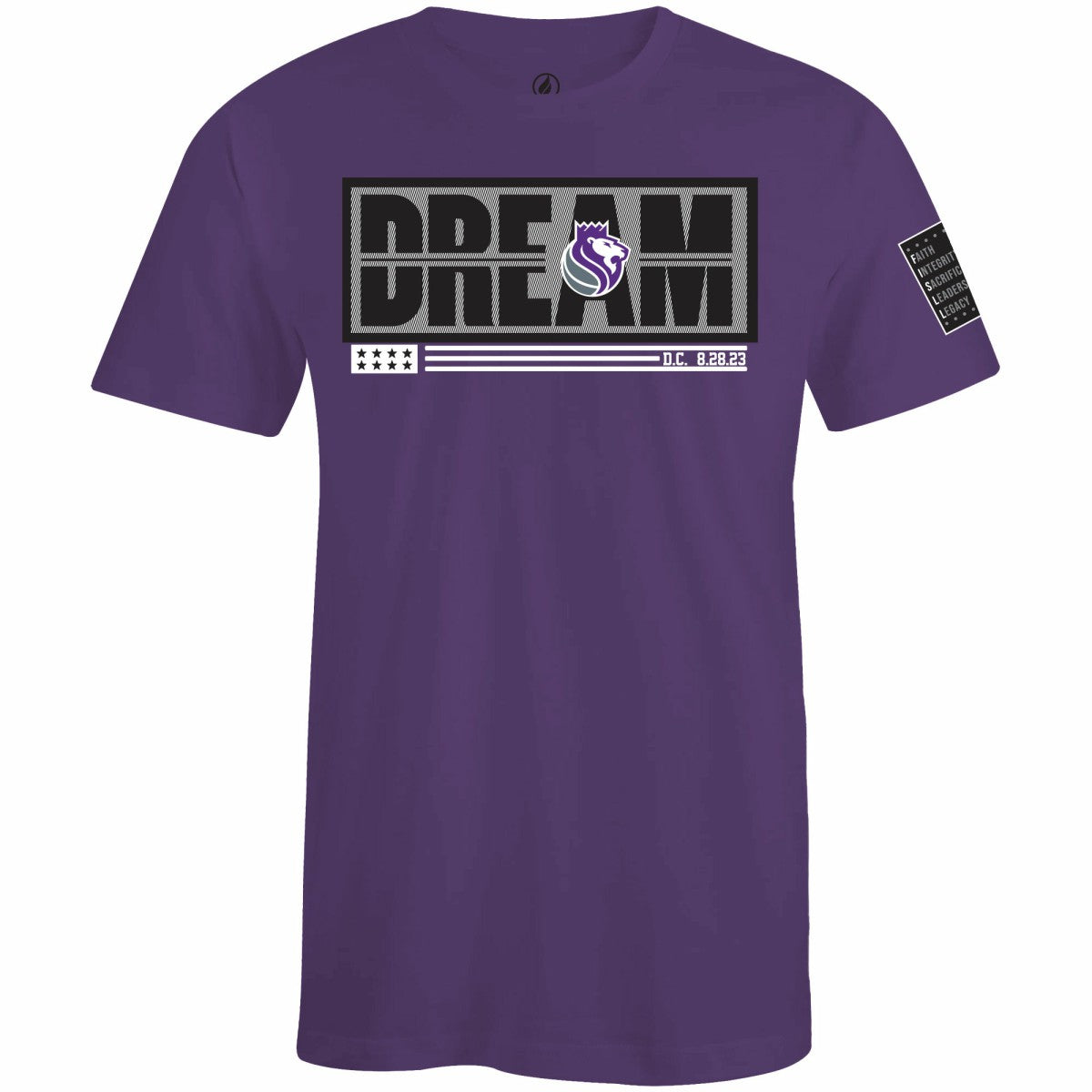 Sacramento Kings FISLL x Black History Collection Unisex T-Shirt - Purple sale | NBA