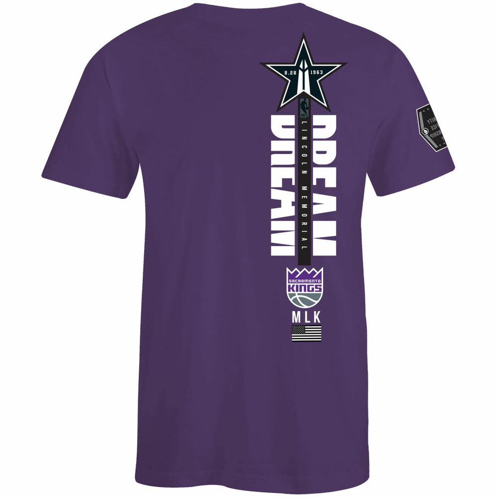 Sacramento Kings FISLL x Black History Collection Unisex T-Shirt - Purple sale | NBA
