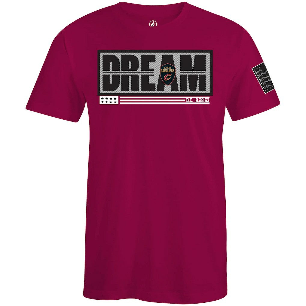 Cleveland Cavaliers FISLL x Black History Collection Unisex T-Shirt - Wine discount | NBA