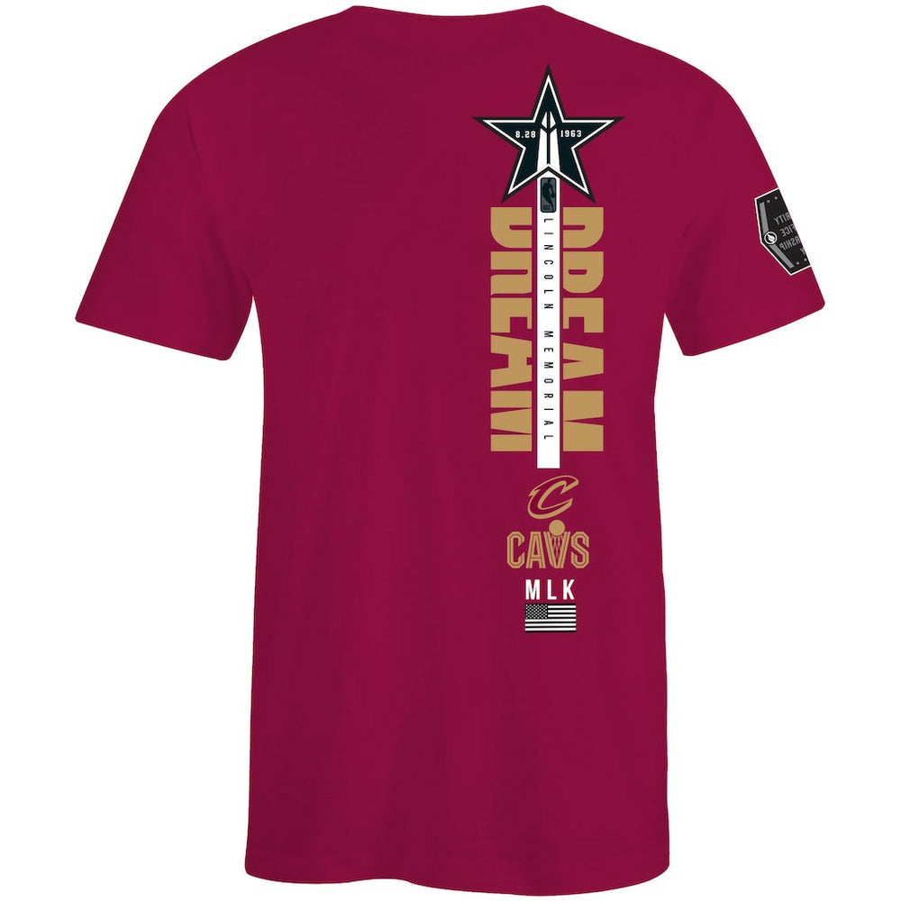 Cleveland Cavaliers FISLL x Black History Collection Unisex T-Shirt - Wine discount | NBA