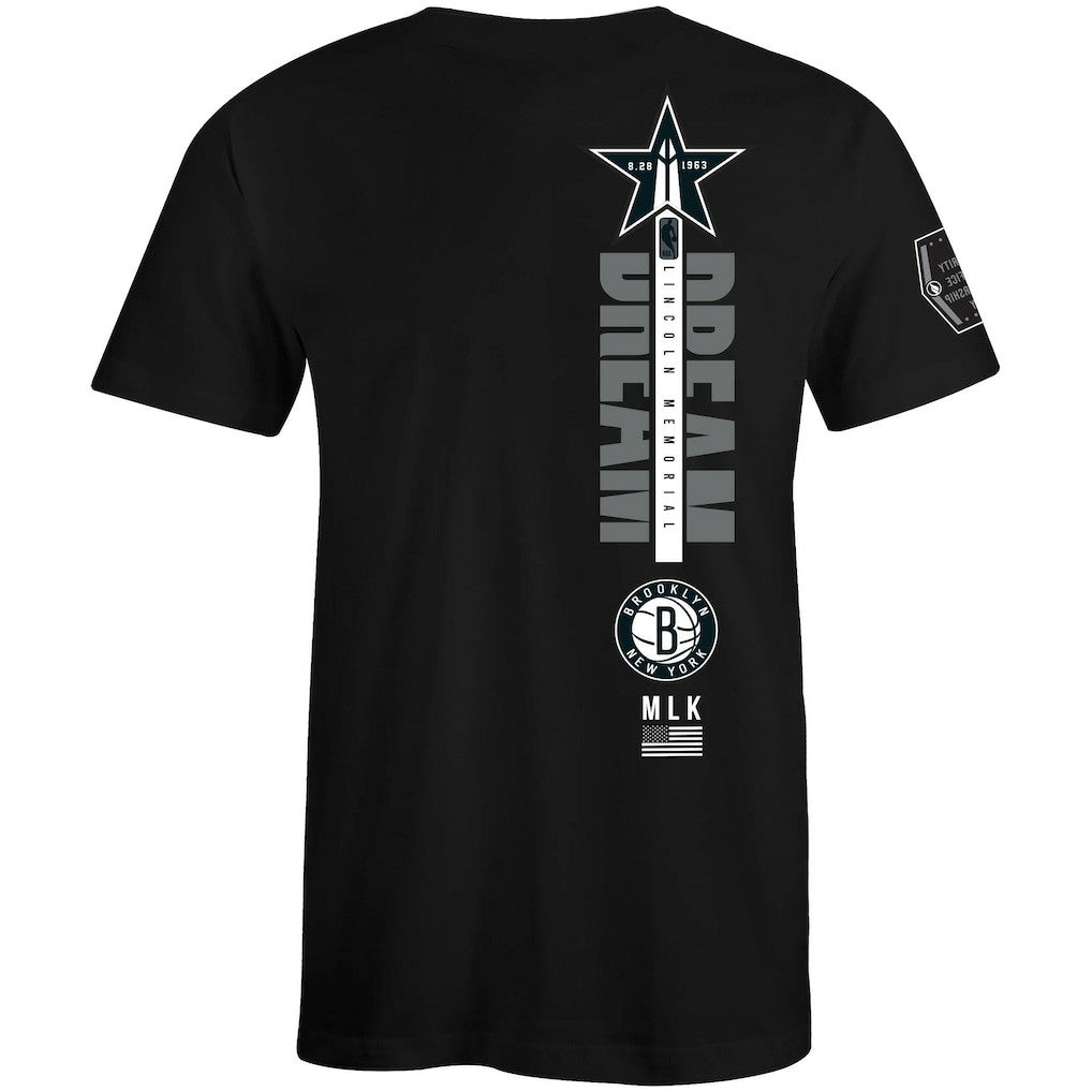 Brooklyn Nets FISLL x Black History Collection Unisex T-Shirt - Black outlet | NBA