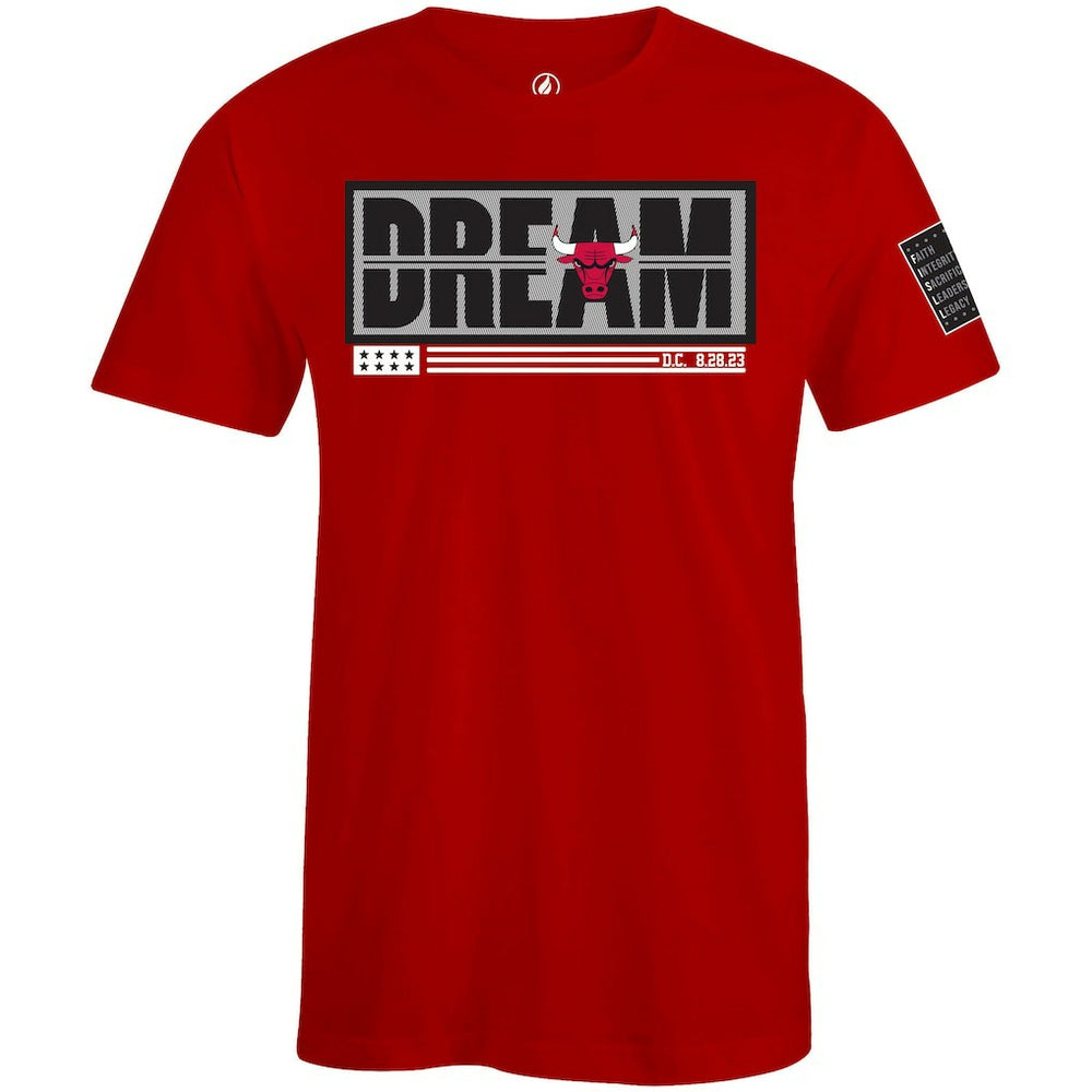 Chicago Bulls FISLL x Black History Collection Unisex T-Shirt - Red outlet | NBA