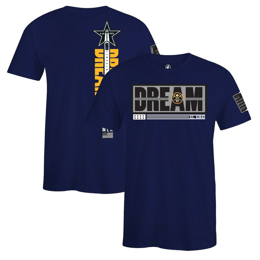 Denver Nuggets FISLL x Black History Collection Unisex T-Shirt - Blue sale | NBA