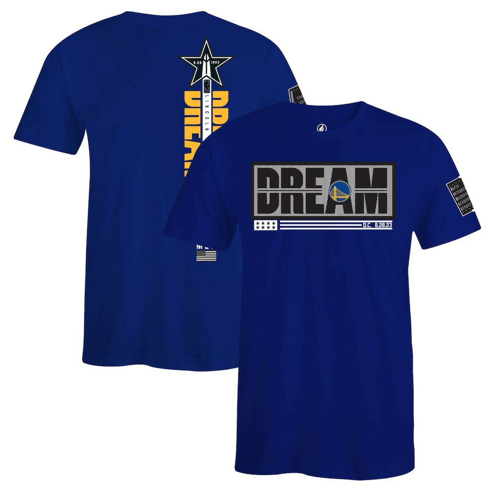 Golden State Warriors FISLL x Black History Collection Unisex T-Shirt - Royal shop | NBA