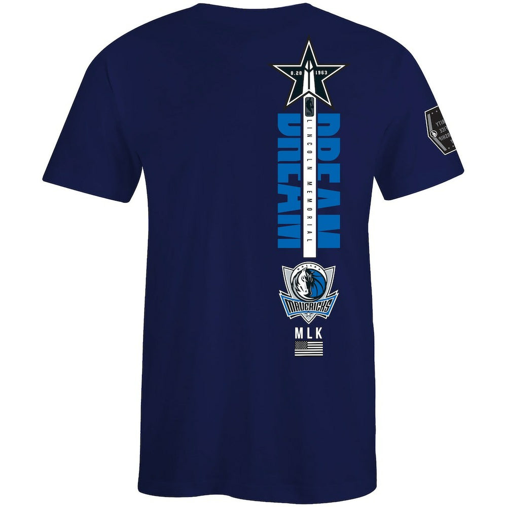 Dallas Mavericks FISLL x Black History Collection Unisex T-Shirt - Royal on sale | NBA
