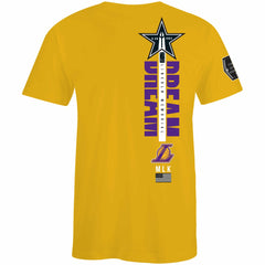 Los Angeles Lakers FISLL x Black History Collection Unisex T-Shirt - Gold discount | NBA