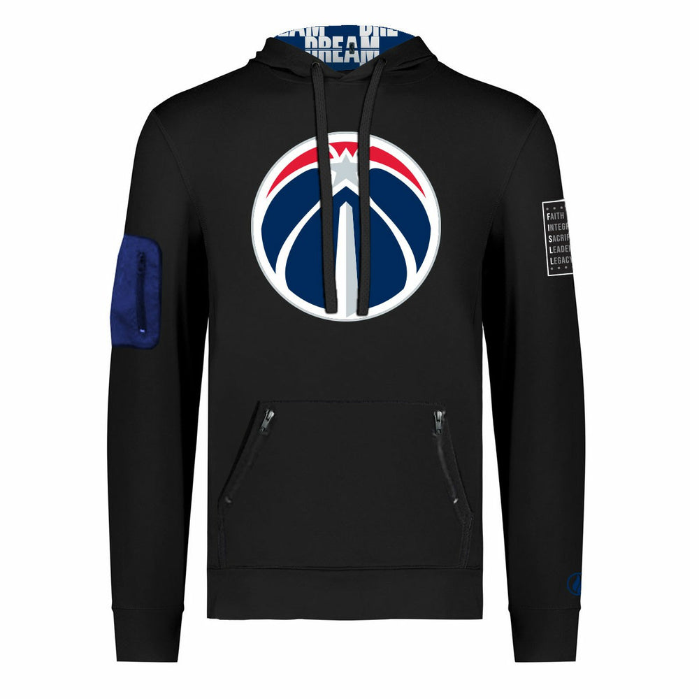 Washington Wizards FISLL x Black History Collection Unisex Pullover Hoodie - Black for sale | NBA