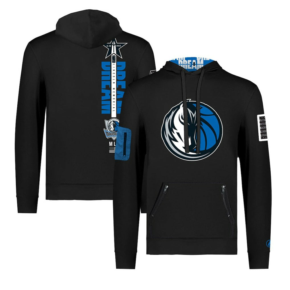 Dallas Mavericks FISLL x Black History Collection Unisex Pullover Hoodie - Black cheap | NBA
