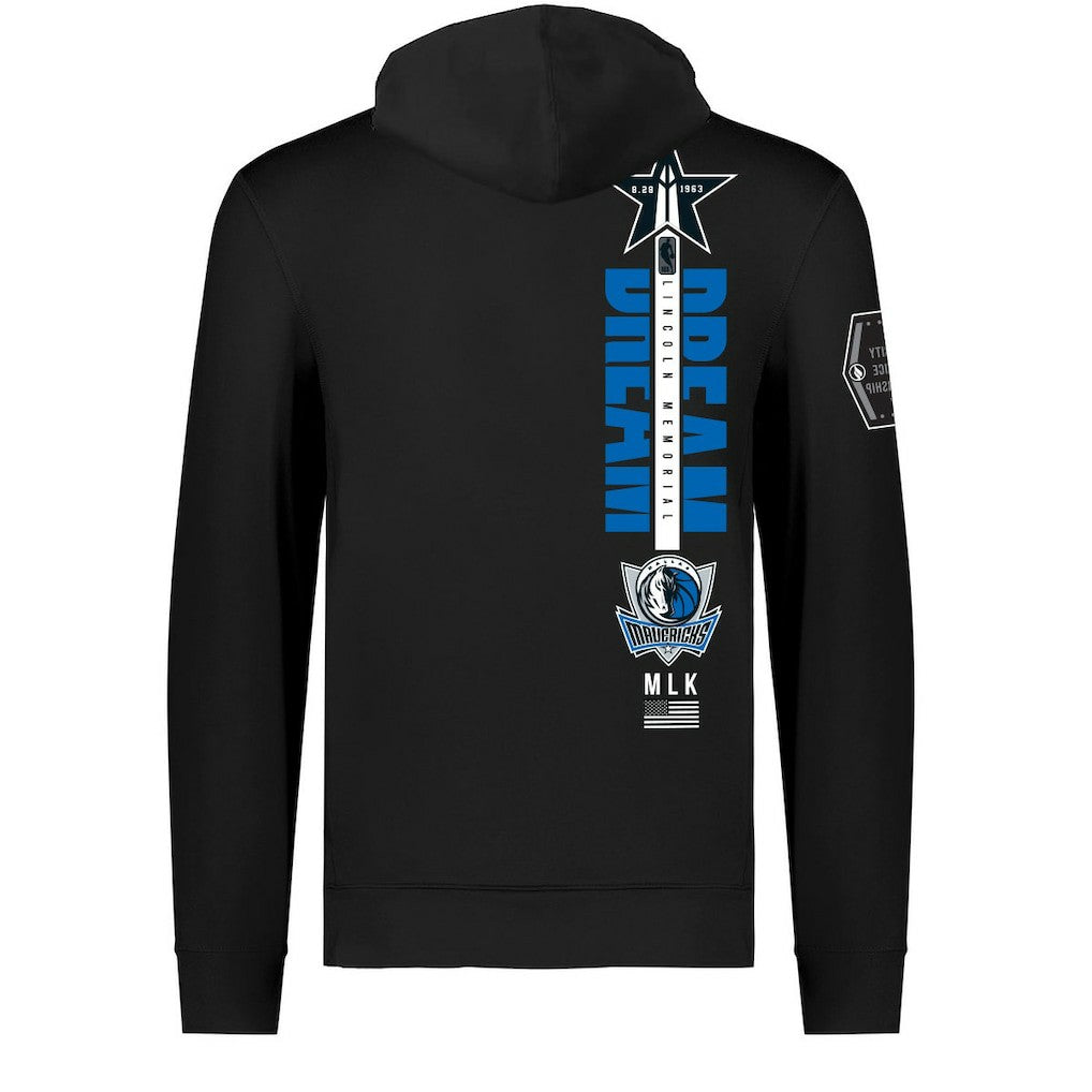 Dallas Mavericks FISLL x Black History Collection Unisex Pullover Hoodie - Black cheap | NBA