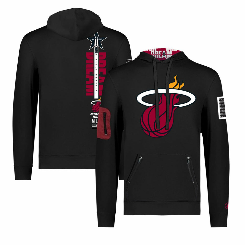 Miami Heat FISLL x Black History Collection Unisex Pullover Hoodie - Black sale | NBA