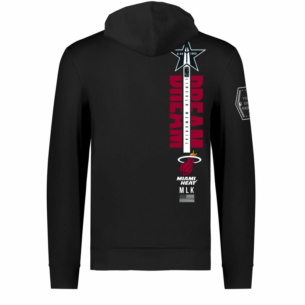 Miami Heat FISLL x Black History Collection Unisex Pullover Hoodie - Black sale | NBA
