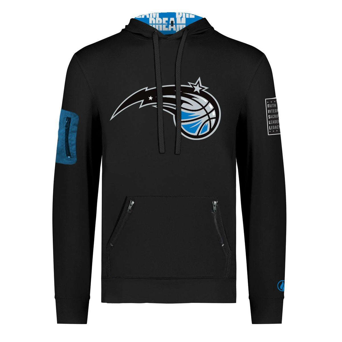 Orlando Magic FISLL x Black History Collection Unisex Pullover Hoodie - Black shop | NBA