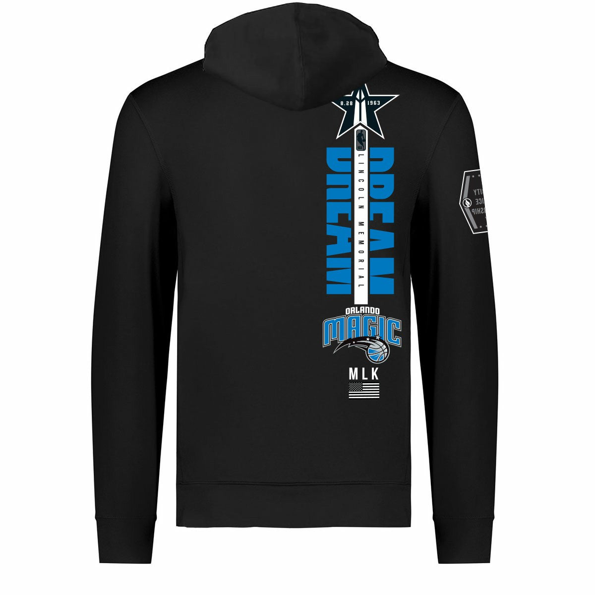 Orlando Magic FISLL x Black History Collection Unisex Pullover Hoodie - Black shop | NBA