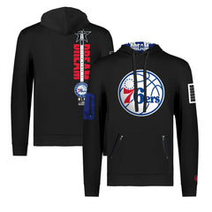 Philadelphia 76ers FISLL x Black History Collection Unisex Pullover Hoodie - Black outlet | NBA