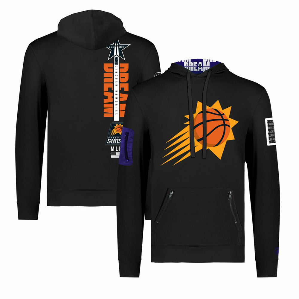Phoenix Suns FISLL x Black History Collection Unisex Pullover Hoodie - Black cheap | NBA