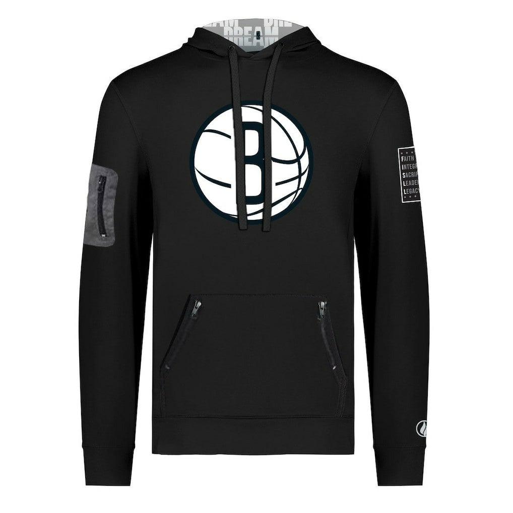Brooklyn Nets FISLL x Black History Collection Unisex Pullover Hoodie - Black outlet | NBA