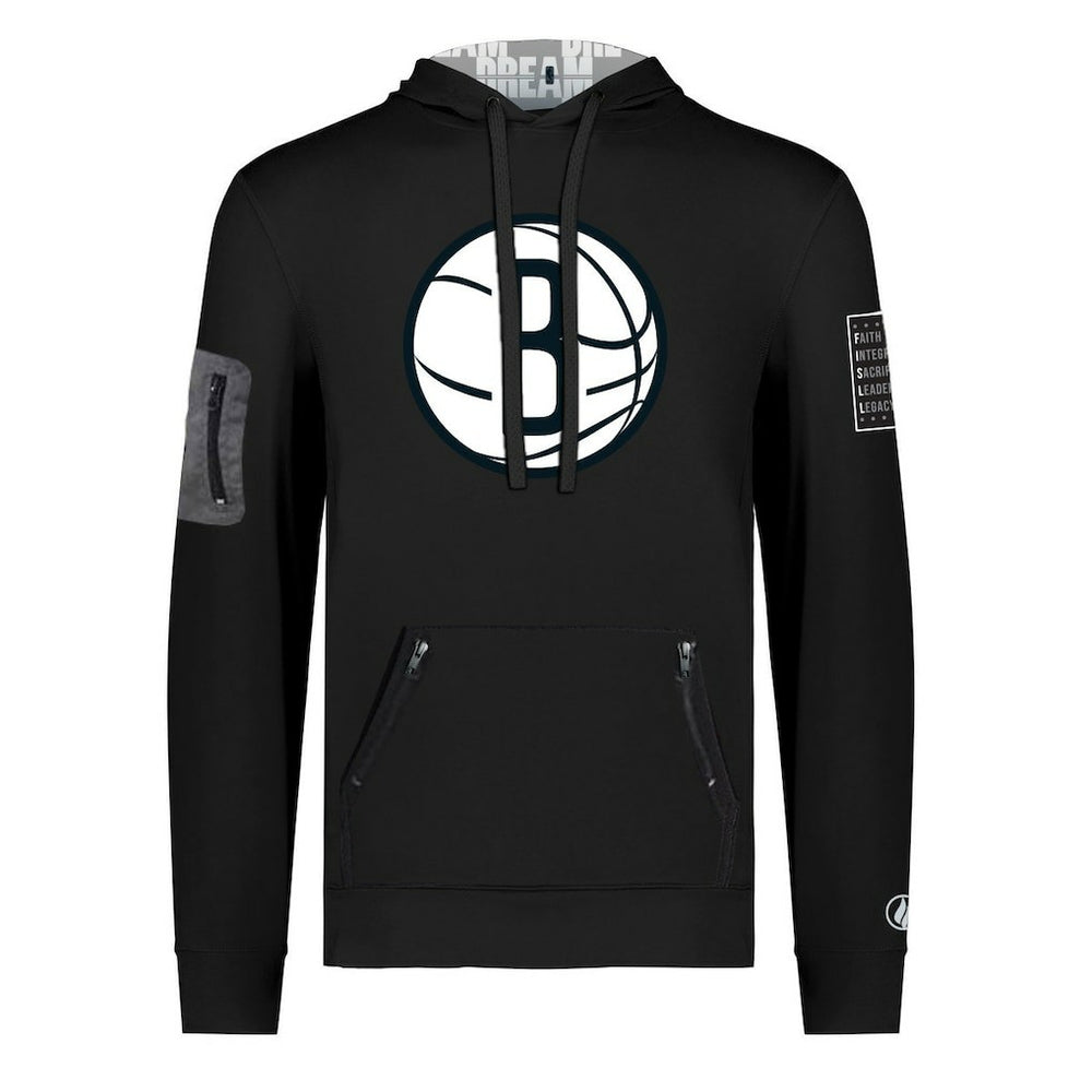 Brooklyn Nets FISLL x Black History Collection Unisex Pullover Hoodie - Black outlet | NBA