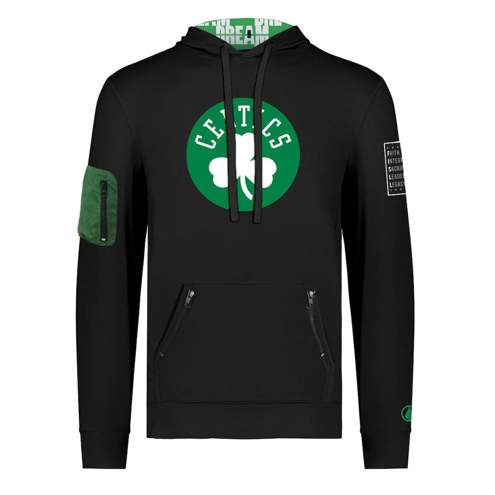 Boston Celtics FISLL x Black History Collection Unisex Pullover Hoodie - Black for sale | NBA