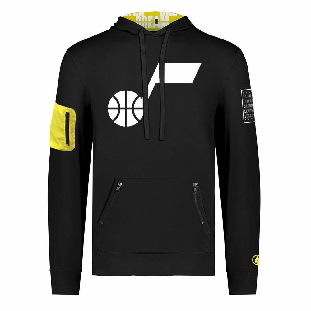 Utah Jazz FISLL x Black History Collection Unisex Pullover Hoodie - Black for sale | NBA