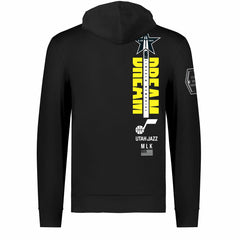 Utah Jazz FISLL x Black History Collection Unisex Pullover Hoodie - Black for sale | NBA