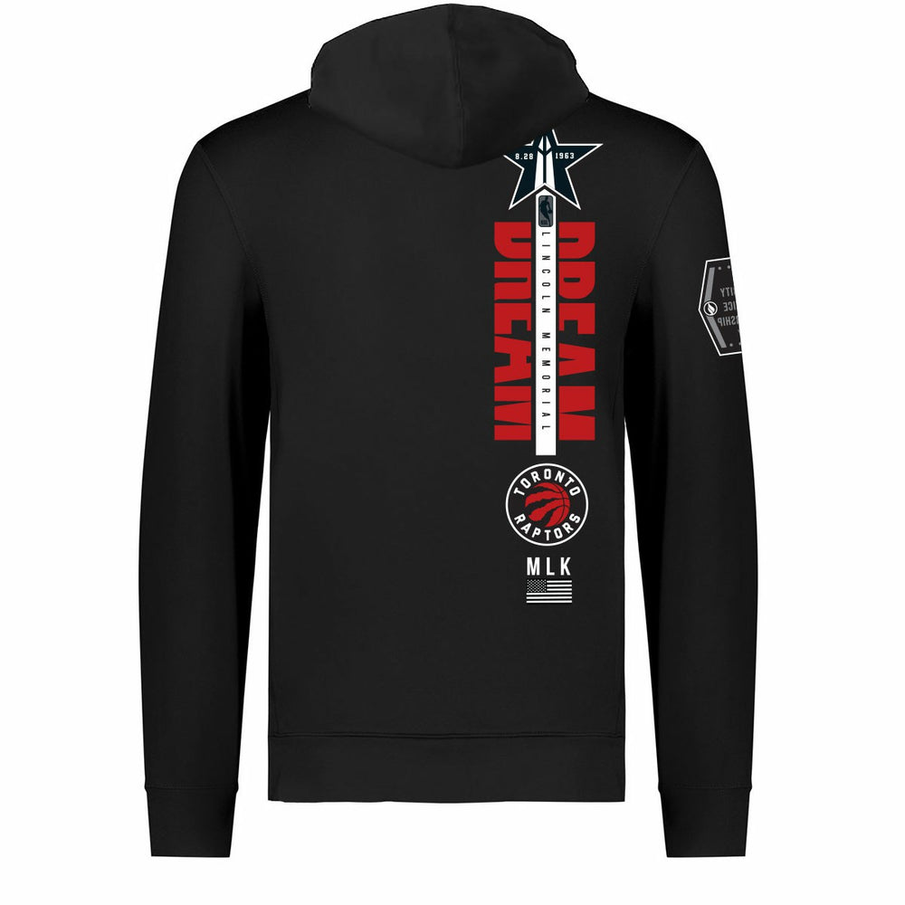Toronto Raptors FISLL x Black History Collection Unisex Pullover Hoodie - Black online | NBA