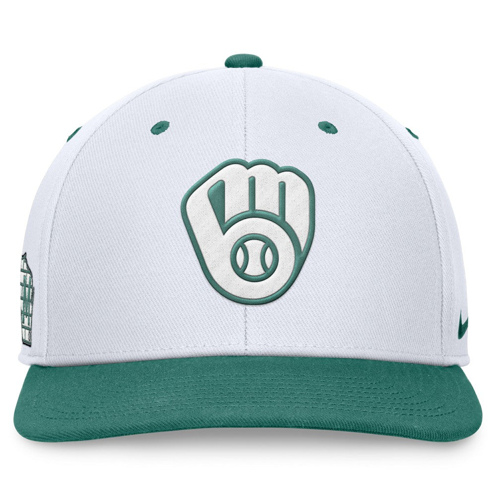 Milwaukee Brewers Nike Bicoastal Two-Tone Pro Performance Snapback Hat - MLB Hats