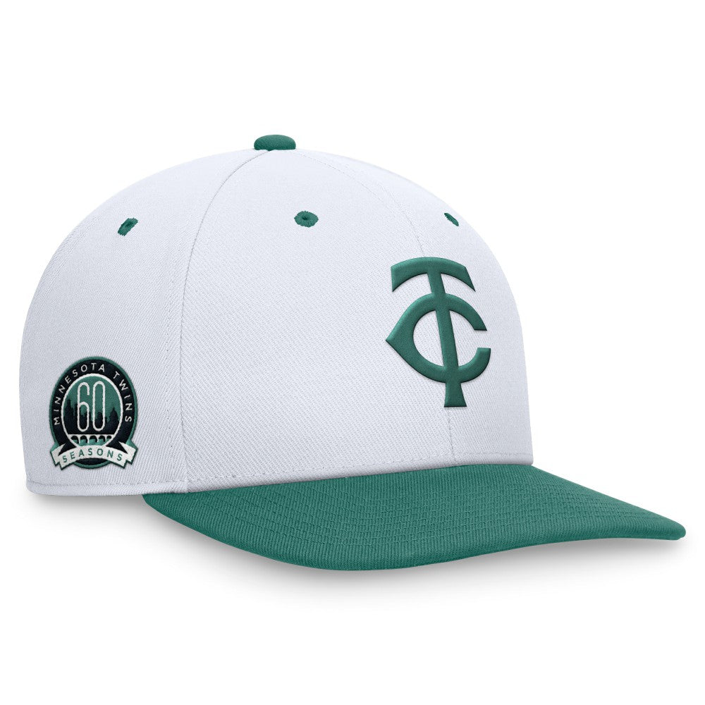 Minnesota Twins Nike Bicoastal Two-Tone Pro Performance Snapback Hat - MLB Hats