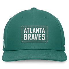 Atlanta Braves Nike Bicoastal Pro Performance Snapback Hat - MLB Hats