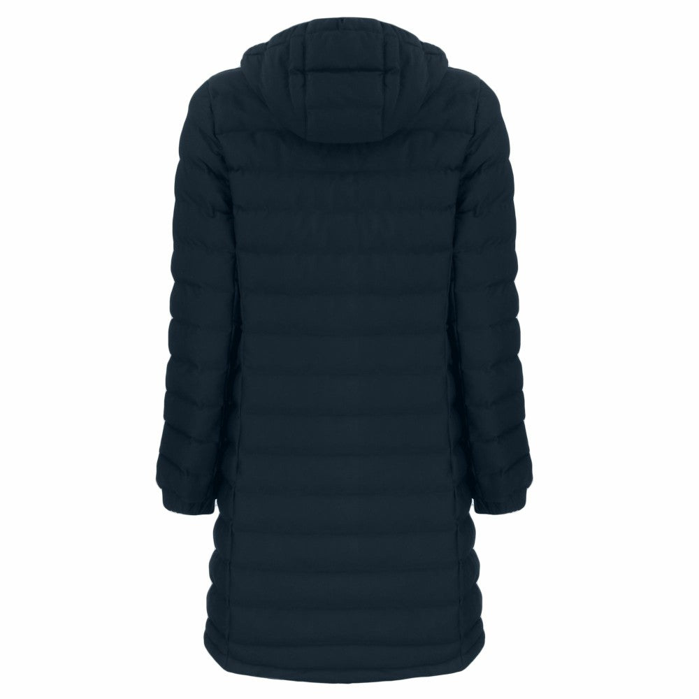 Milwaukee Brewers Cutter & Buck Women's Mission Ridge Repreve Eco Insulated Full-Zip Long Puffer Jacket - MLB Jackets