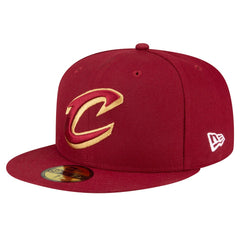 Wine Cleveland Cavaliers 59FIFTY Fitted Hat sale | NBA
