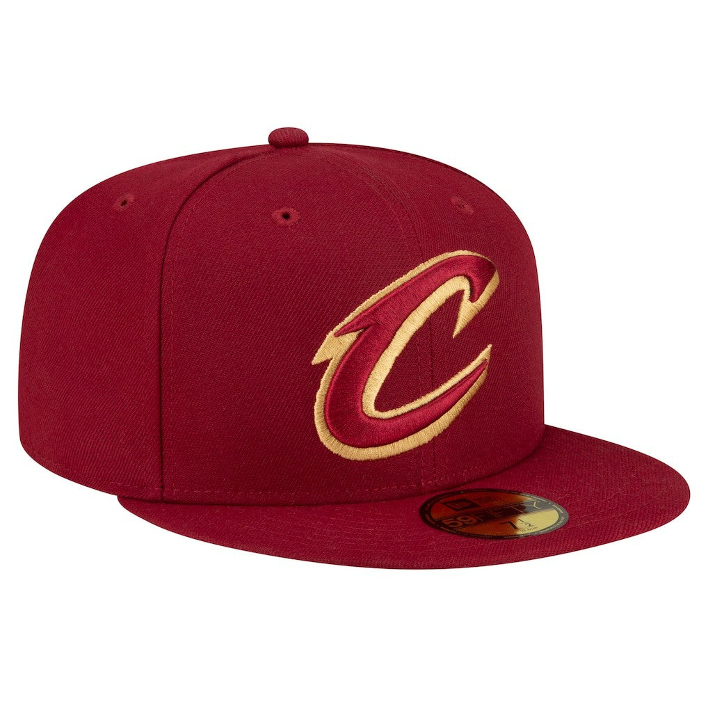Wine Cleveland Cavaliers 59FIFTY Fitted Hat sale | NBA