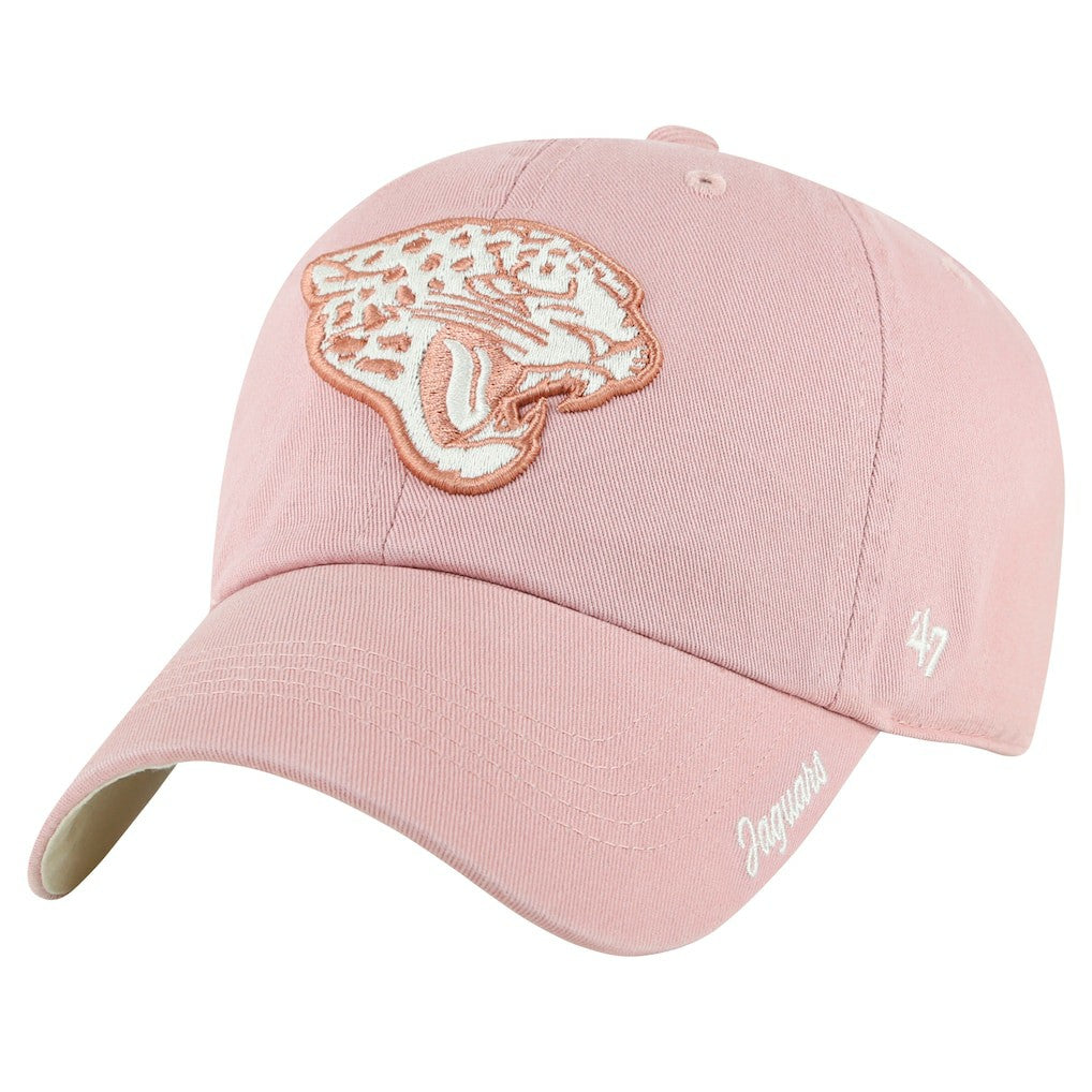 Jacksonville Jaguars '47 Women's Ballpark Cheer Dusty Rose Clean Up Adjustable Hat | NFL Online