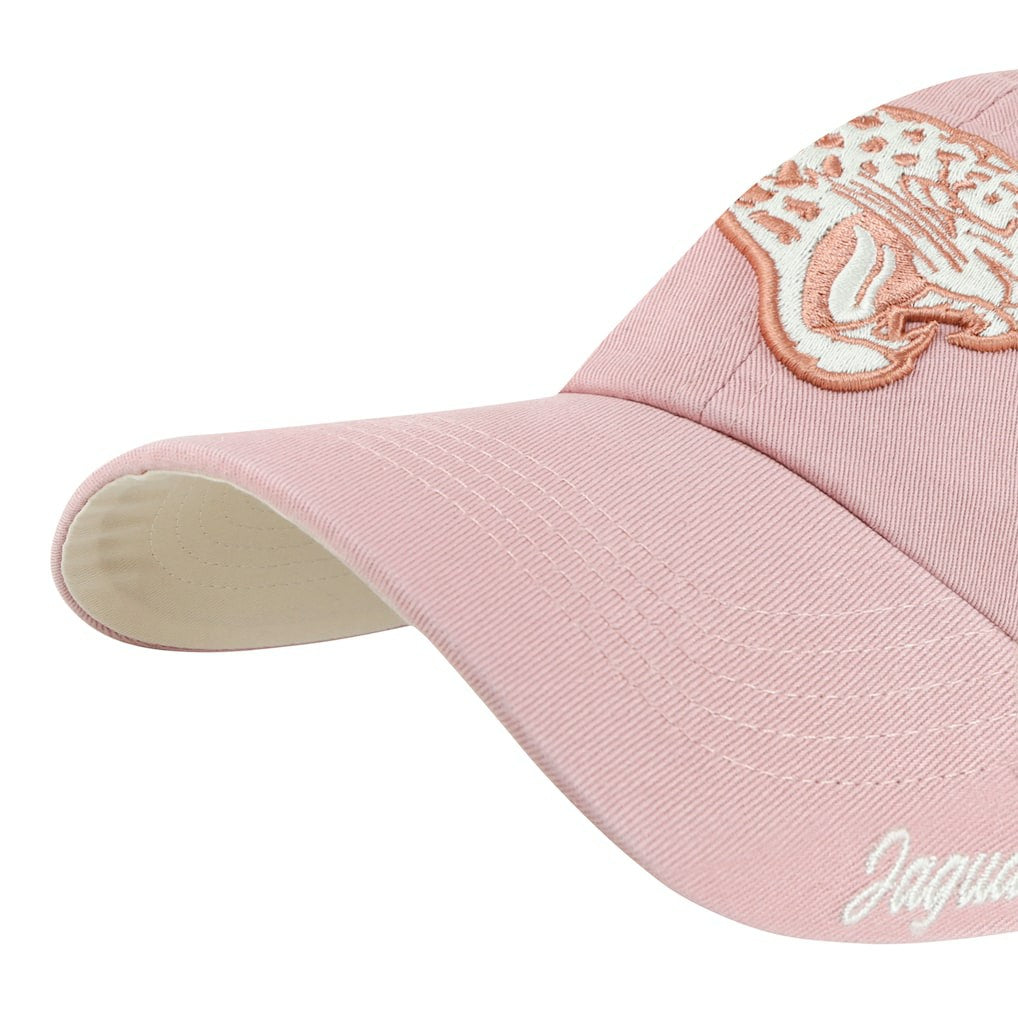 Jacksonville Jaguars '47 Women's Ballpark Cheer Dusty Rose Clean Up Adjustable Hat | NFL Online
