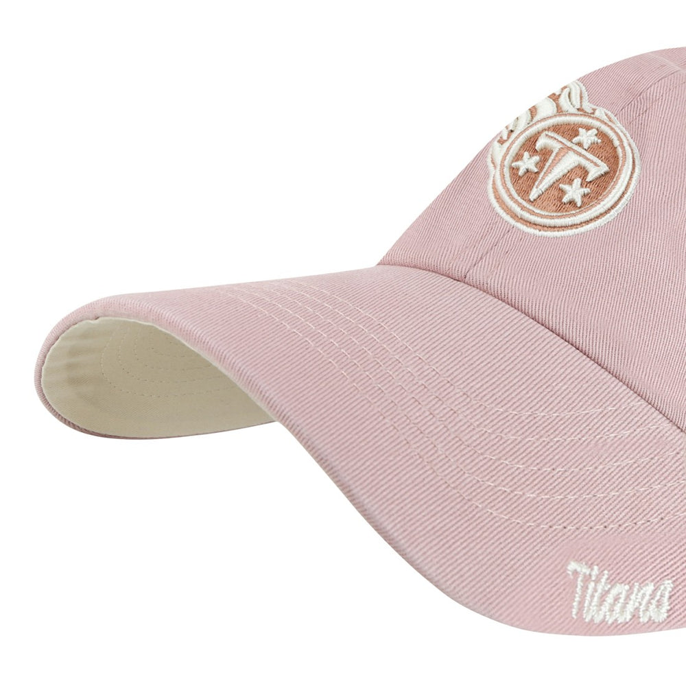 Tennessee Titans '47 Women's Ballpark Cheer Dusty Rose Clean Up Adjustable Hat | NFL Near me