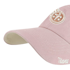 Tennessee Titans '47 Women's Ballpark Cheer Dusty Rose Clean Up Adjustable Hat | NFL Near me