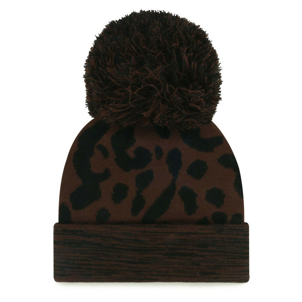 Minnesota Vikings '47 Women's Cacao Cuffed Knit Hat with Pom | NFL Online